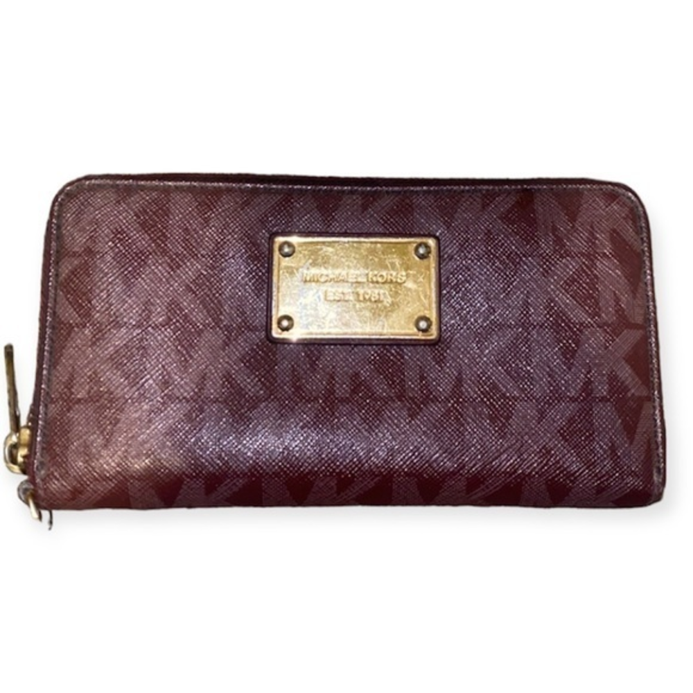 Michael kors women’s jet set full zip‎ wallet